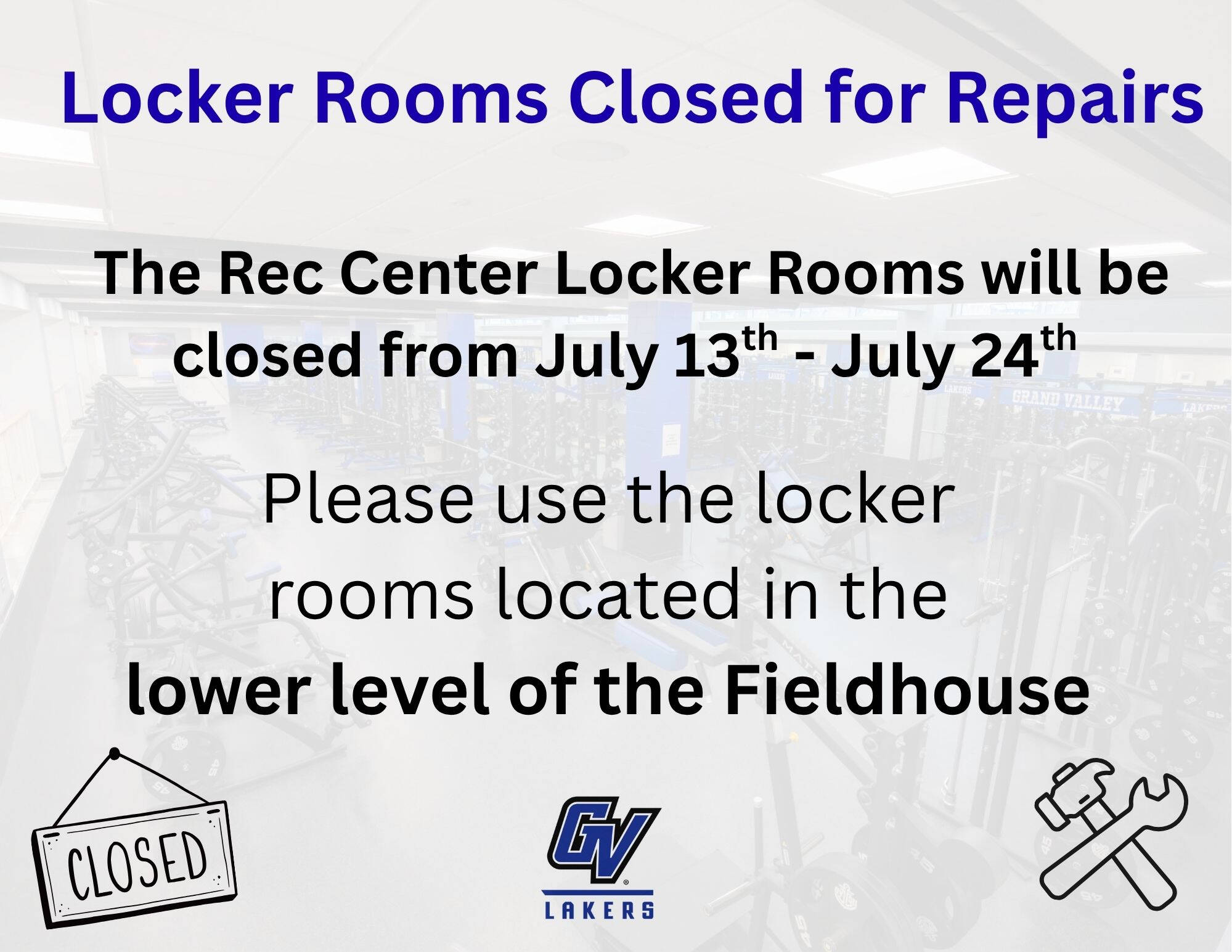 Locker Room Repair